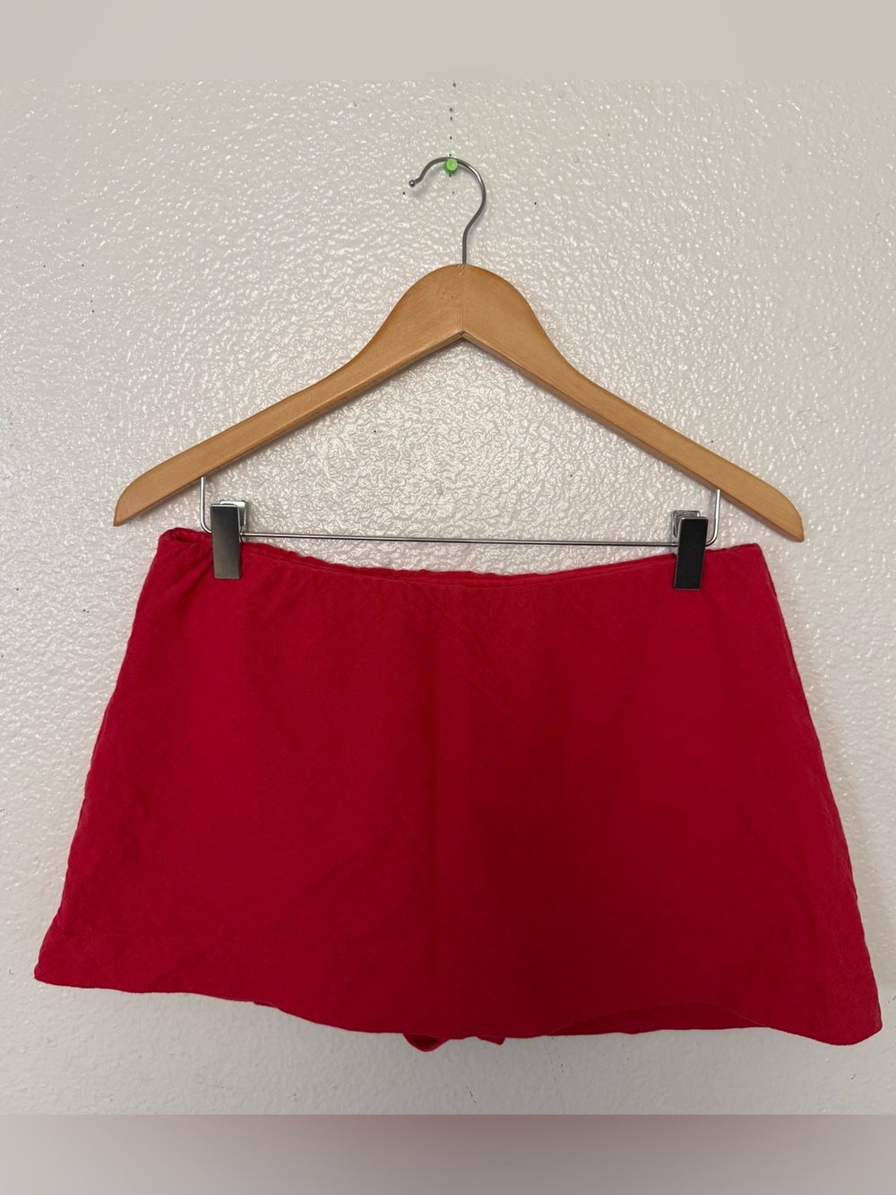 Free People free- est Women’s Bright Red Mini Skirt size M